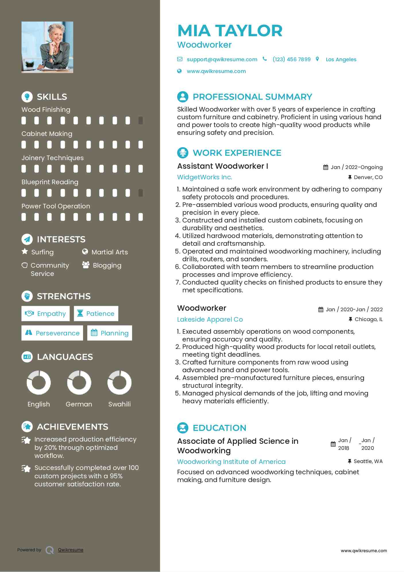 woodworker-resume-samples-qwikresume