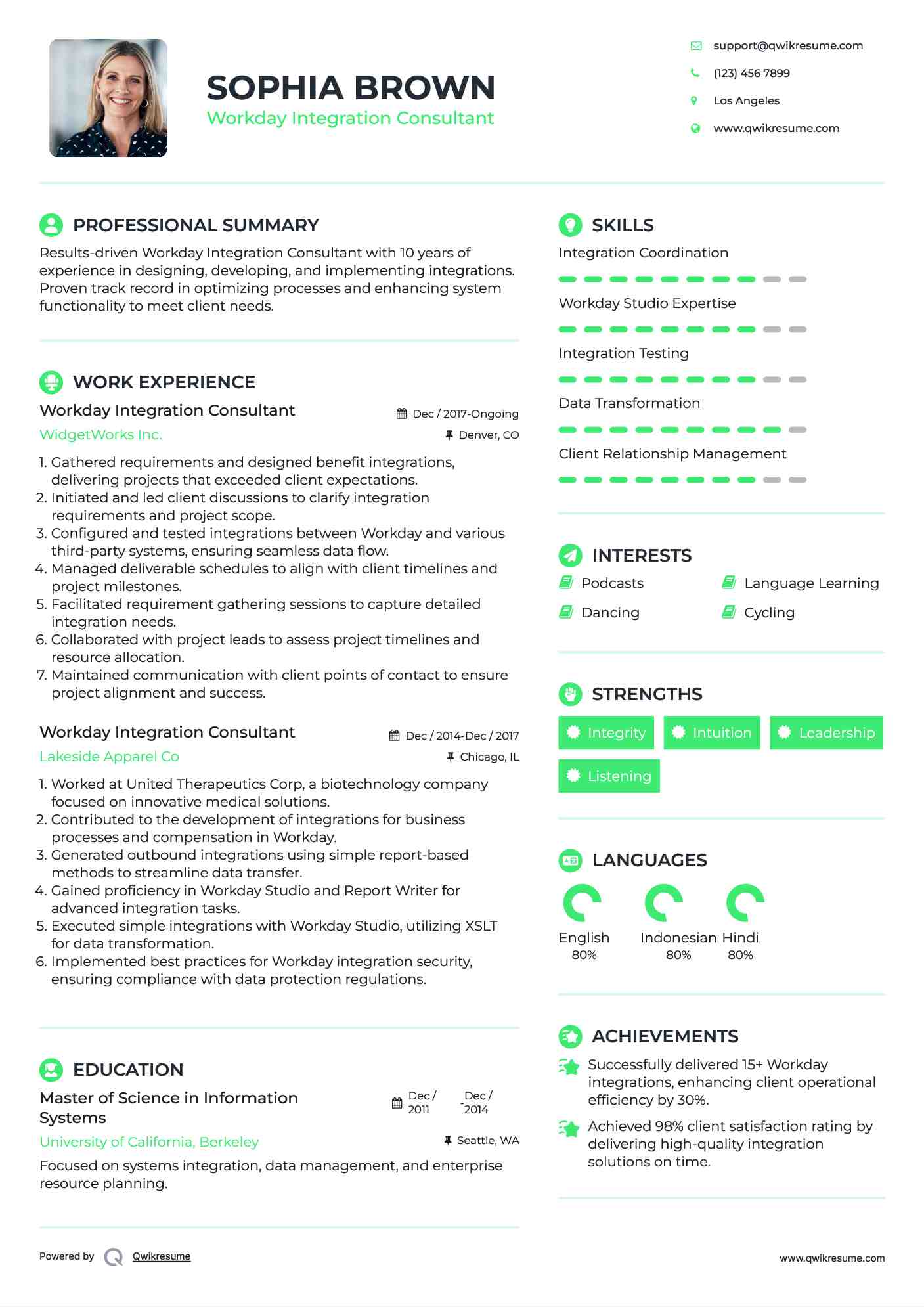 10 Workday Integration Consultant - Workday Integration Consultant 1649048314 Pdf