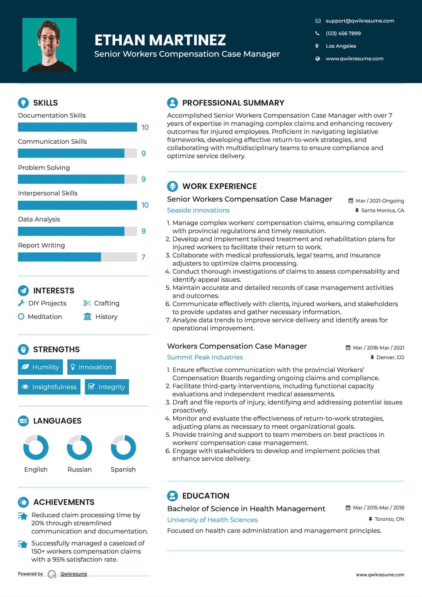 10 Workers Compensation Case Manager - Workers Compensation Case Manager 1705642115 Pdf