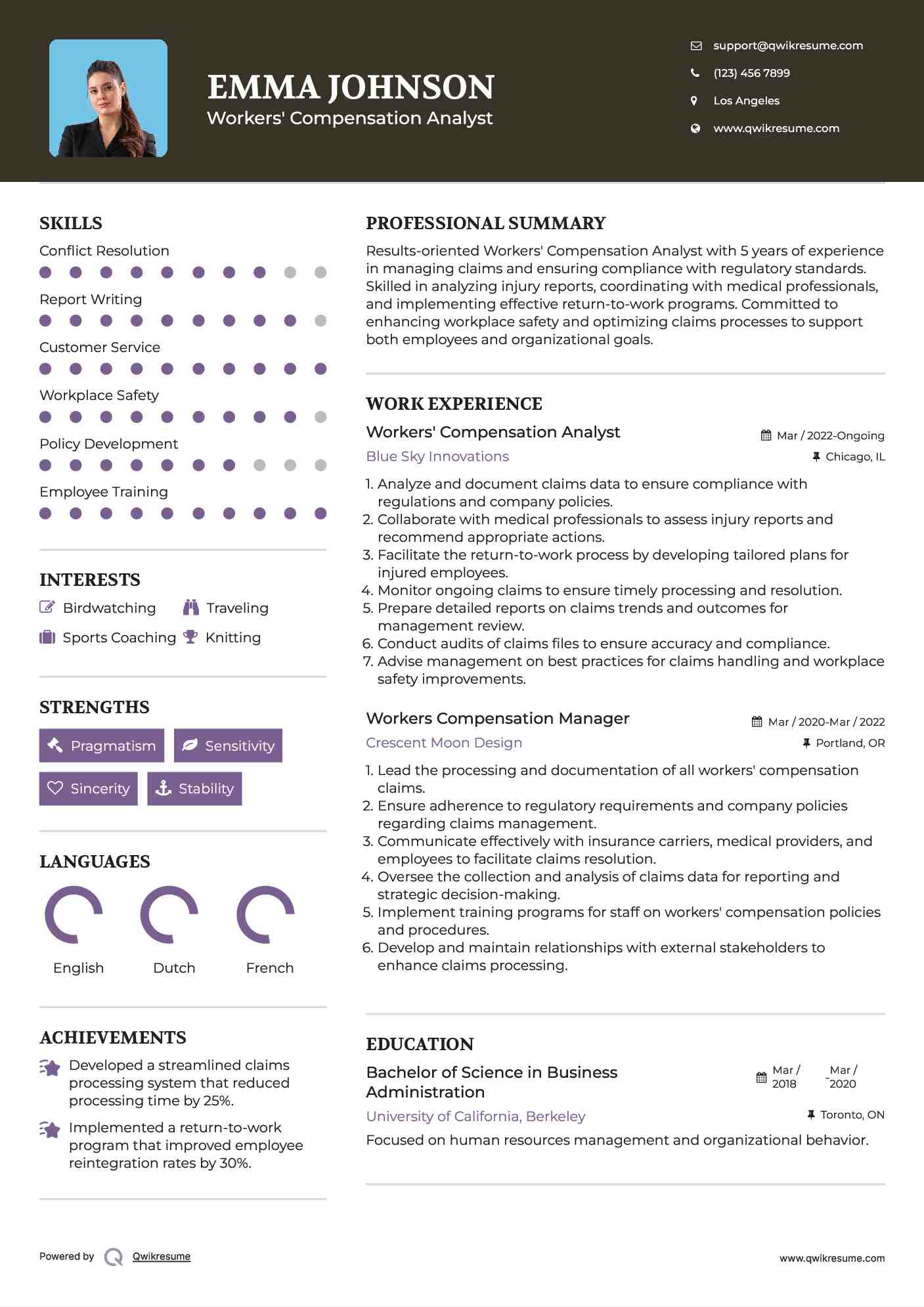 10 Workers Compensation Manager - Workers Compensation Manager 1707979525 Pdf